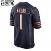 Kinder Chicago Bears Trikot Justin Fields 1 Nike Marine Blau 2021 NFL Draft